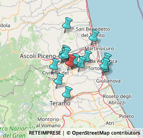 Mappa Piazza Castrum Rufi, 64027 Garrufo TE, Italia (8.88563)