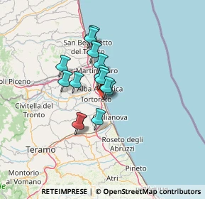 Mappa SS Adriatica, 64018 Tortoreto Lido TE, Italia (9.84714)