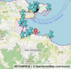 Mappa Lungomare San Giovanni, 57037 Portoferraio LI, Italia (1.124)