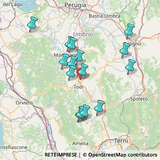 Mappa Ponte Rio, 06059 Todi PG, Italia (15.30467)