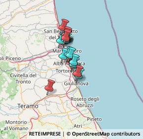 Mappa Via Firenze, 64018 Tortoreto Lido TE, Italia (9.06833)