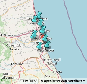 Mappa Via Firenze, 64018 Tortoreto Lido TE, Italia (7.74417)