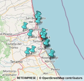 Mappa Via Firenze, 64018 Tortoreto Lido TE, Italia (10.19176)