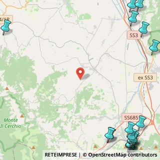 Mappa Via Le Capannelle 14 Loc. Tervenano, 06044 Castel Ritaldi PG, Italia (9.144)