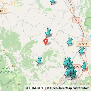 Mappa Via Le Capannelle 14 Loc. Tervenano, 06044 Castel Ritaldi PG, Italia (6.5575)
