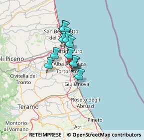 Mappa Via Milano, 64018 Tortoreto Lido TE, Italia (8.92417)