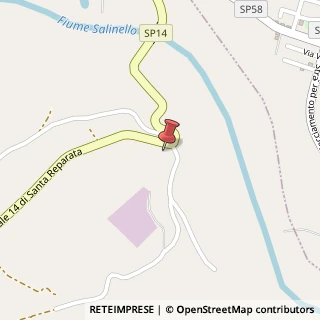 Mappa Via Salinello S. Reparata, 16, 64010 Civitella del Tronto, Teramo (Abruzzo)