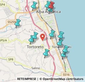 Mappa Via del Lago, 64018 Tortoreto TE, Italia (2.09154)