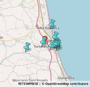 Mappa Via del Lago, 64018 Tortoreto TE, Italia (3.87273)