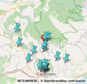 Mappa Viale Guglielmo Marconi, 88055 Taverna CZ, Italia (8.874)