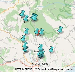 Mappa Piazza Giuseppe Poerio, 88055 Taverna CZ, Italia (8.28)