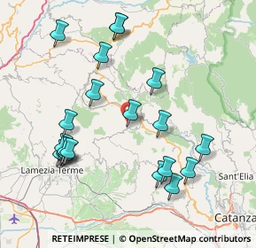 Mappa Contrada Macchie, 88040 Serrastretta CZ, Italia (9.2635)