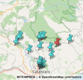 Mappa Via Vittorio Veneto, 88055 Albi CZ, Italia (8.3115)