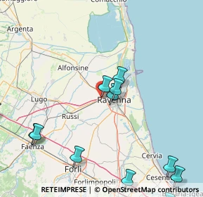 Mappa Via Faentina, 48124 Ravenna RA, Italia (21.88667)