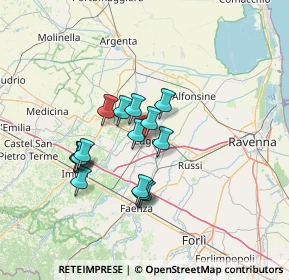 Mappa Via Rossi Martinetti Cornelia, 48022 Lugo RA, Italia (11.06)