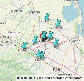 Mappa Via Rossi Martinetti Cornelia, 48022 Lugo RA, Italia (7.52143)