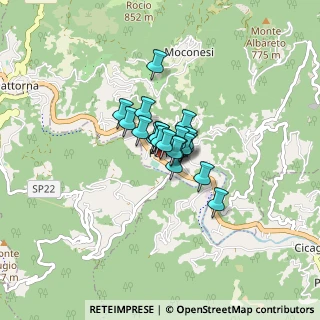 Mappa Via Alcide De Gasperi, 16047 Moconesi GE, Italia (0.379)