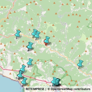 Mappa Via Alcide De Gasperi, 16047 Moconesi GE, Italia (6.4425)