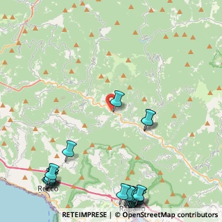 Mappa Via Alcide De Gasperi, 16047 Moconesi GE, Italia (6.8935)