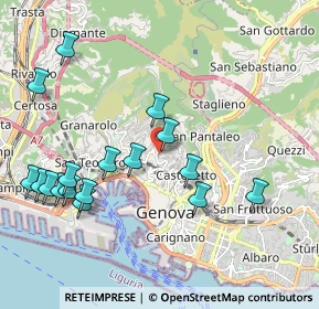Mappa Via Marco Polo, 16136 Genova GE, Italia (2.26824)