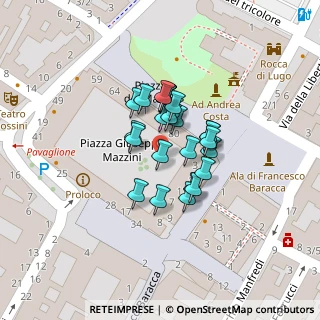 Mappa Piazza dei Martiri, 48022 Lugo RA, Italia (0)