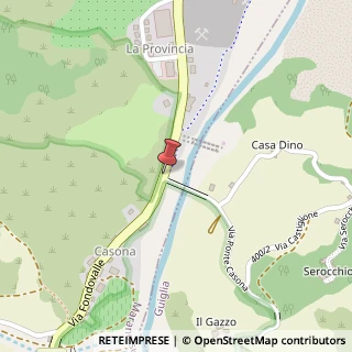 Mappa Via Fondovalle,  3587, 41054 Marano sul Panaro, Modena (Emilia Romagna)