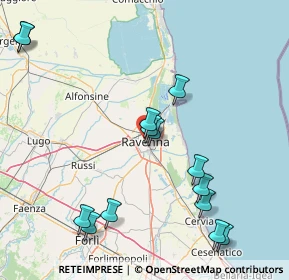 Mappa Via Girolamo Rossi, 48123 Ravenna RA, Italia (18.85286)