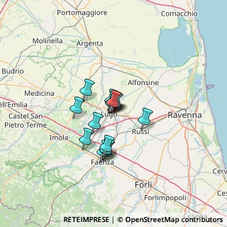 Mappa Via Fulco Ruffo di Calabria, 48022 Lugo RA, Italia (8.23467)