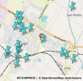 Mappa Via Garigliano, 48022 Lugo RA, Italia (1.35947)