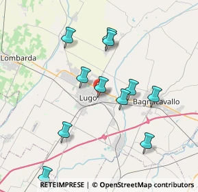 Mappa Via Caprera, 48022 Lugo RA, Italia (3.79273)