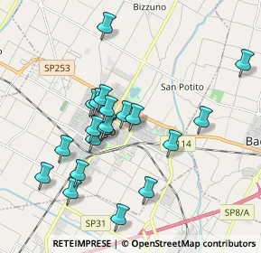 Mappa Via Garigliano, 48022 Lugo RA, Italia (1.824)