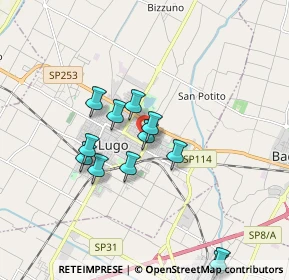 Mappa Via Caprera, 48022 Lugo RA, Italia (1.68833)