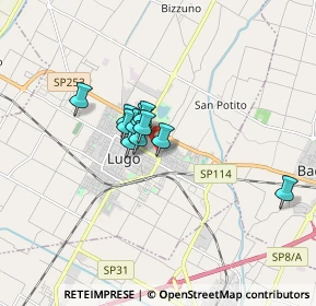Mappa Via Caprera, 48022 Lugo RA, Italia (1.05273)