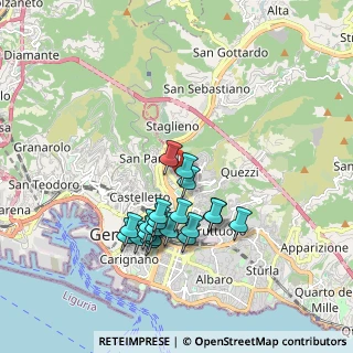 Mappa 16139 Genova GE, Italia (1.6675)