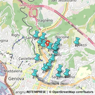 Mappa 16139 Genova GE, Italia (0.8775)