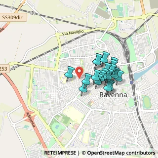 Mappa Via Arturo Moradei, 48121 Ravenna RA, Italia (0.6775)