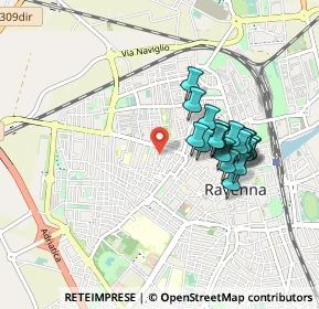 Mappa Via Arturo Moradei, 48121 Ravenna RA, Italia (0.787)