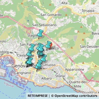 Mappa Via Mario Romagnoli, 16144 Genova GE, Italia (1.67813)