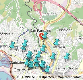 Mappa Via Giaffa, 16137 Genova GE, Italia (1.223)