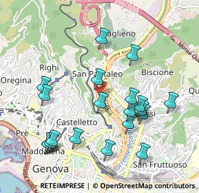 Mappa Via Giaffa, 16137 Genova GE, Italia (1.0615)