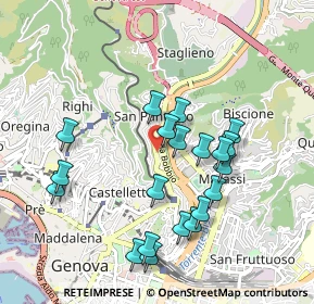 Mappa Via Giaffa, 16137 Genova GE, Italia (0.9365)