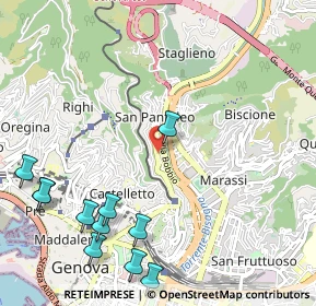 Mappa Via Giaffa, 16137 Genova GE, Italia (1.41182)