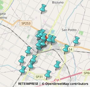 Mappa Stazione FS, 48022 Lugo RA, Italia (1.6165)