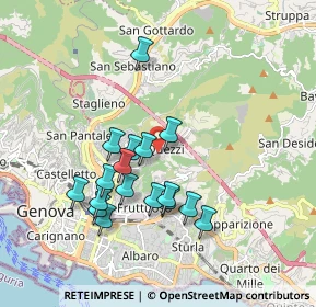 Mappa 16144 Genova GE, Italia (1.68882)
