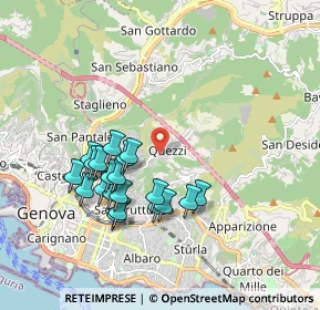 Mappa 16144 Genova GE, Italia (1.7595)