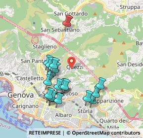 Mappa 16144 Genova GE, Italia (1.7965)