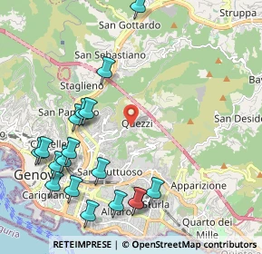 Mappa 16144 Genova GE, Italia (2.53833)