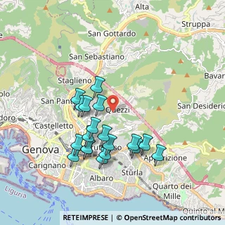 Mappa 16144 Genova GE, Italia (1.78895)