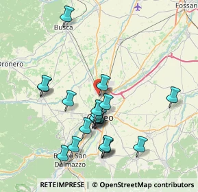 Mappa Via Giovanni Falcone, 12100 Cuneo CN, Italia (7.701)