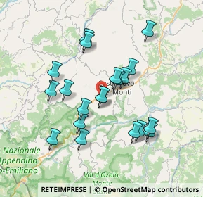 Mappa Via Sparavalle, 42035 Castelnovo Ne' Monti RE, Italia (6.66)